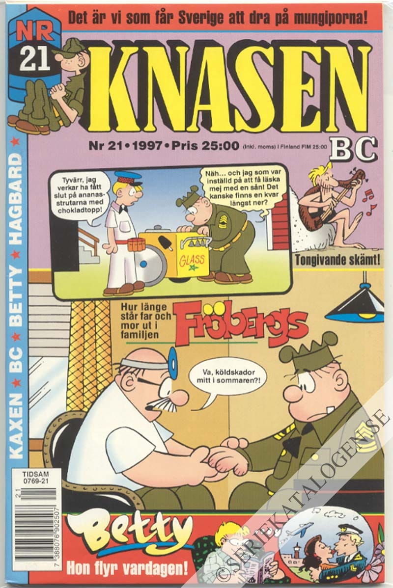Framsida på Knasen #21 (1997)