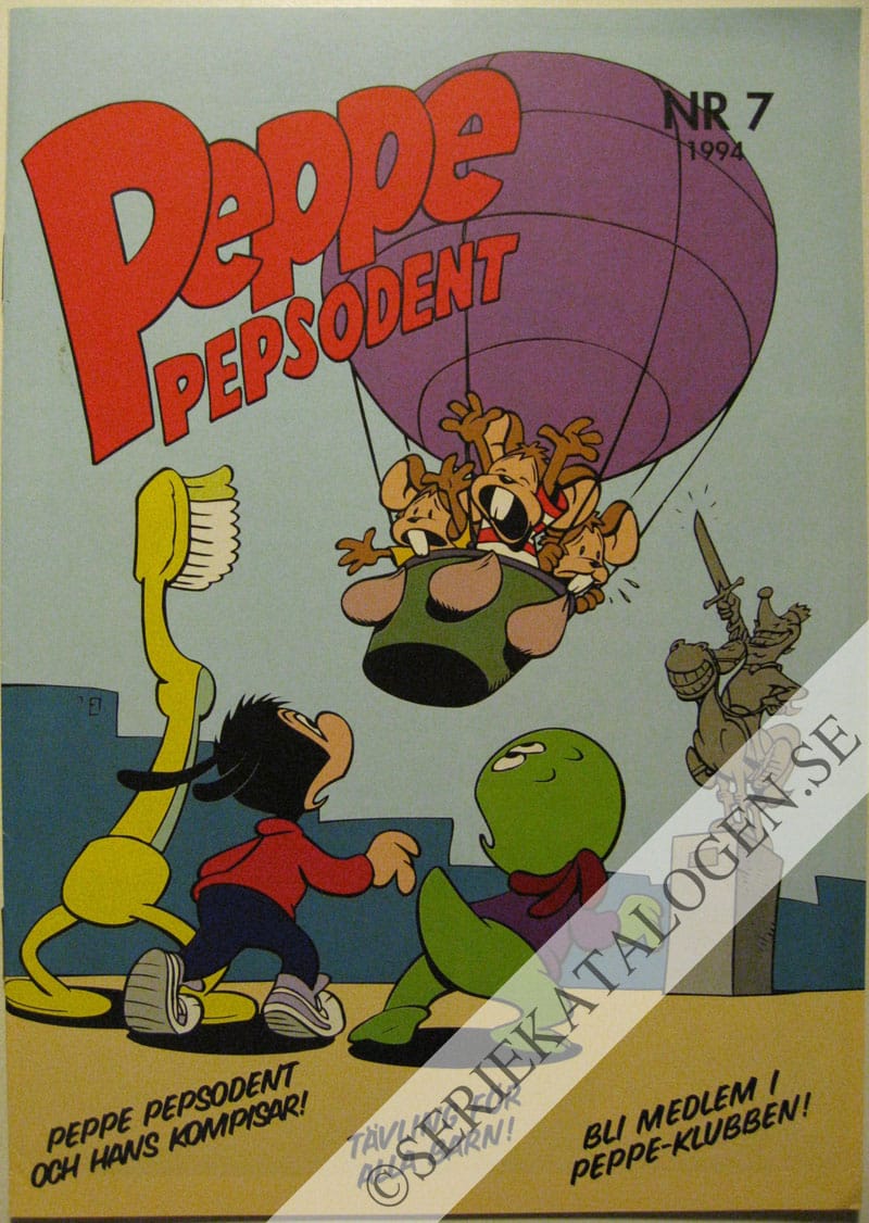 Framsida på Peppe Pepsodent #7 (1994)