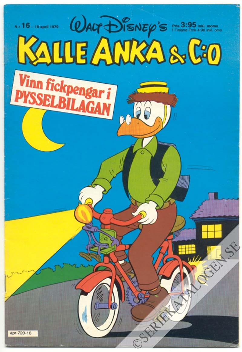 Framsida på Kalle Anka & C:o #16 (1979)