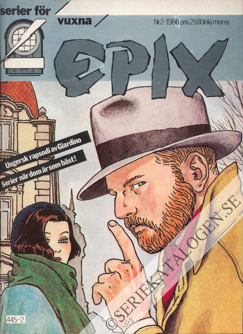 Framsida på Epix #2 (1986)