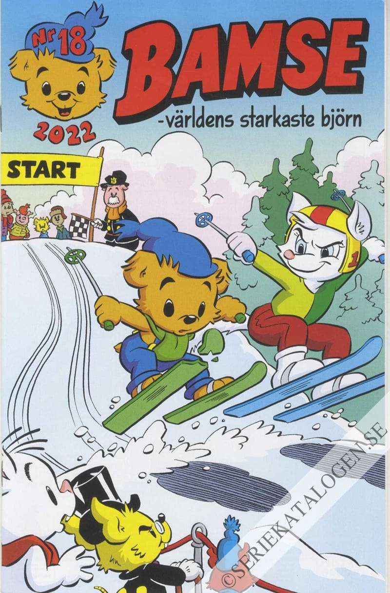 Framsida på Bamse #18 (2022)