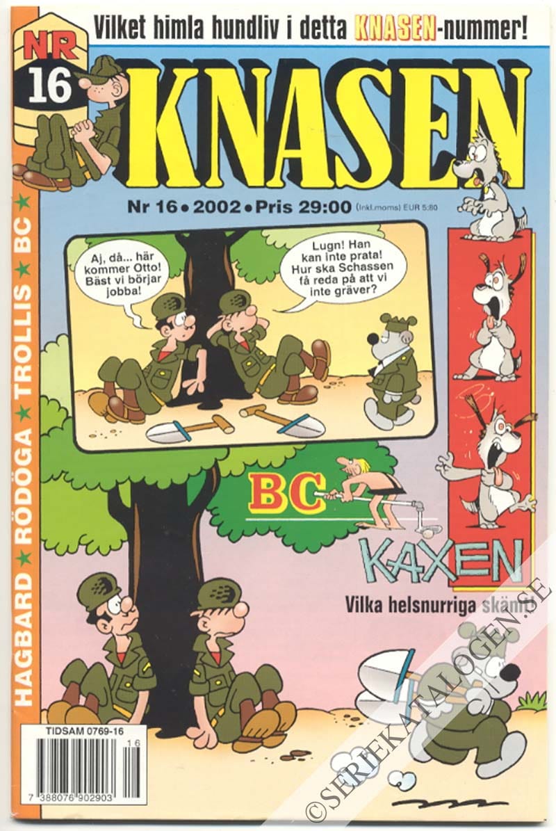 Framsida på Knasen #16 (2002)
