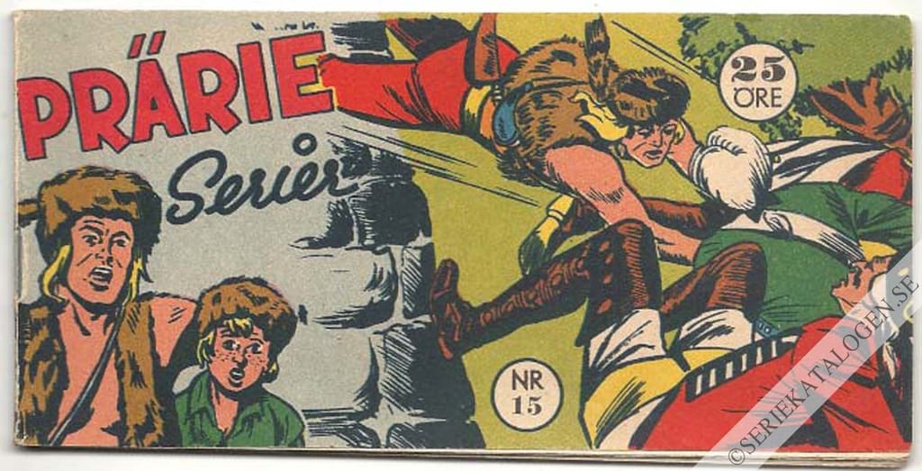 Framsida på Prärie-serier #15 (1957)