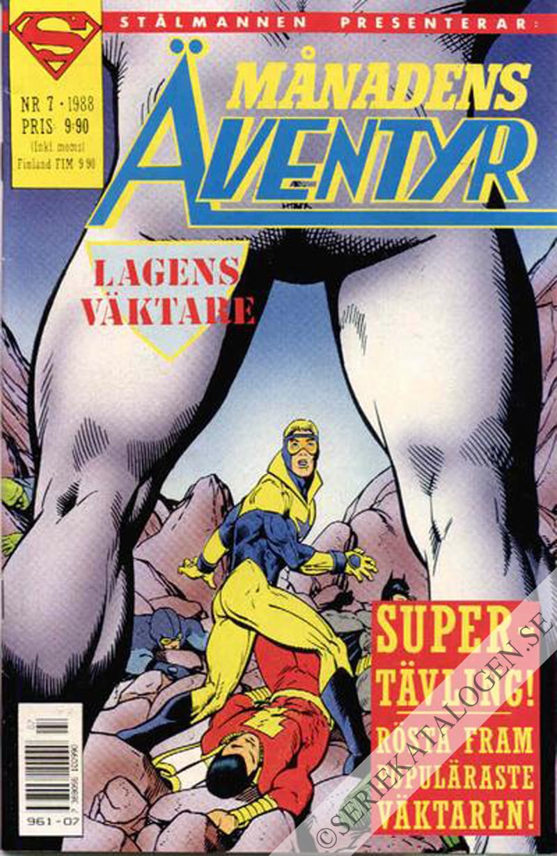 Framsida på Månadens äventyr #7 (1988)