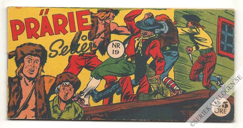 Framsida på Prärie-serier #19 (1957)