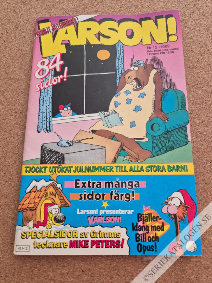 Framsida på Larson! #12 (1989)