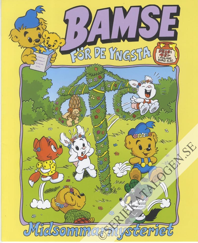 Framsida på Bamse för de yngsta #5 - Midsommarmysteriet (2023)