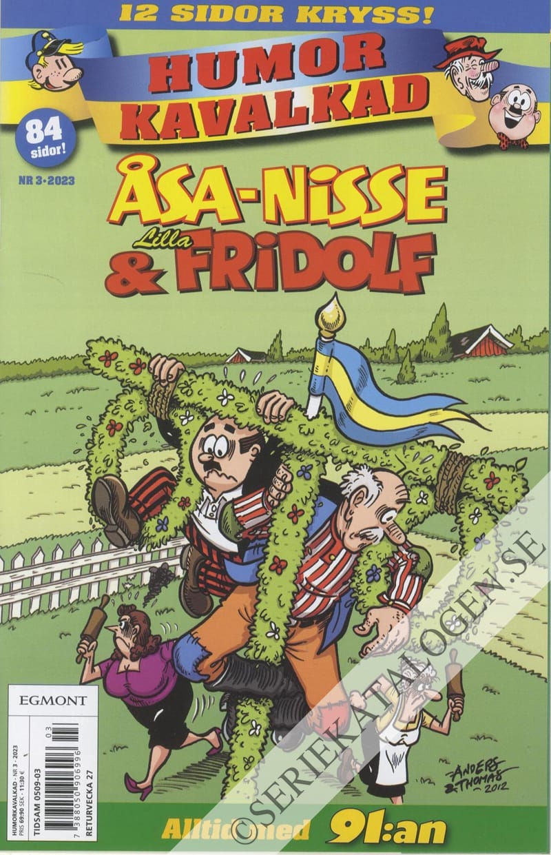 Framsida på Humorkavalkad #3 (2023)