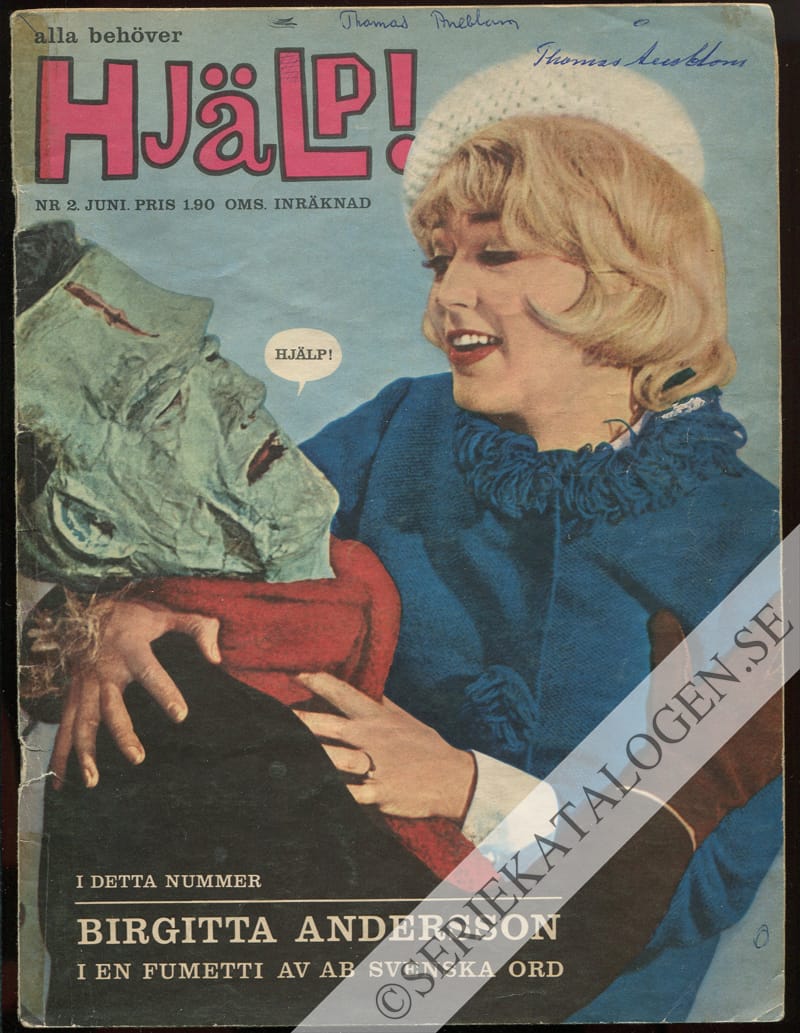 Framsida på Hjälp! #2 (1962)