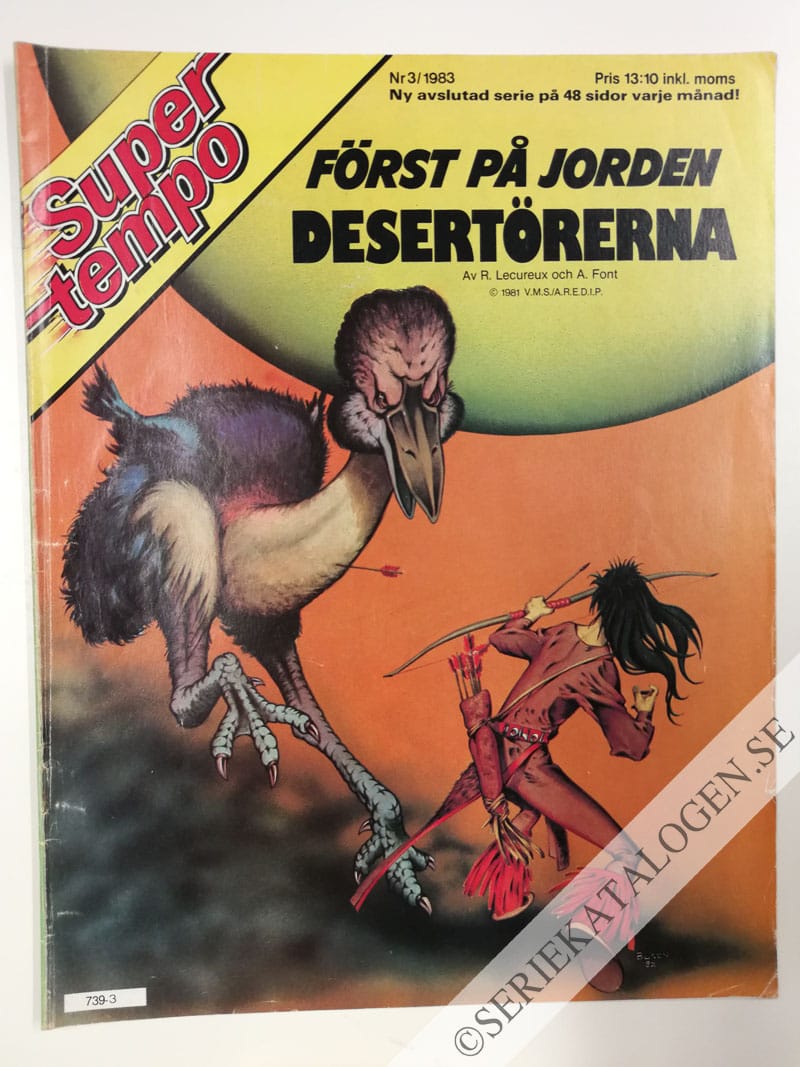 Framsida på Supertempo #3 (1983)