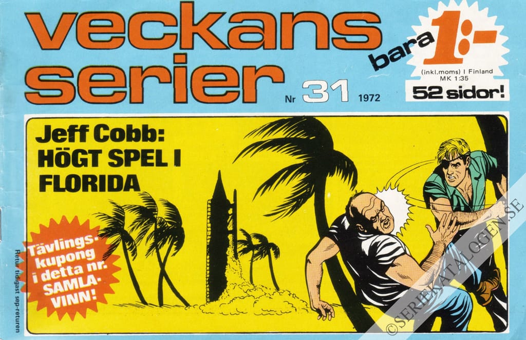 Framsida på Veckans serier #31 (1972)