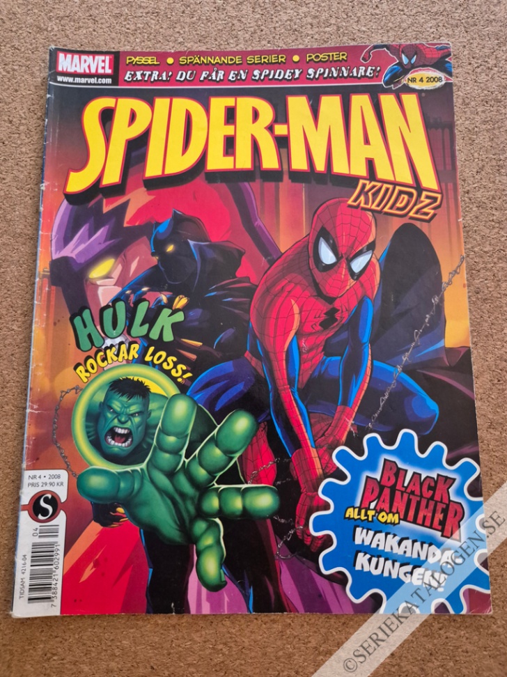 Framsida på Spider-Man Kidz #4 (2008)