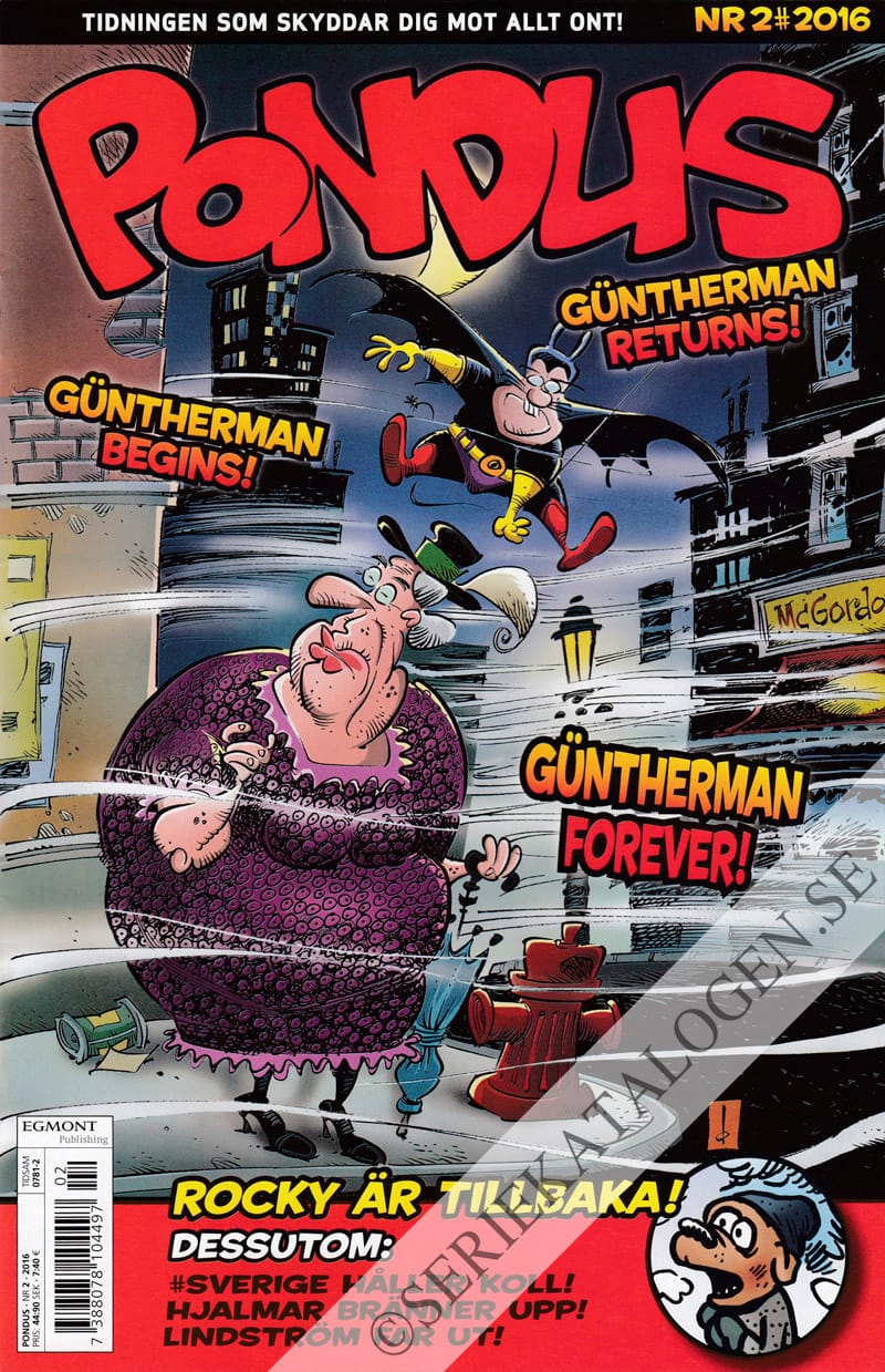 Framsida på Pondus #2 (2016)