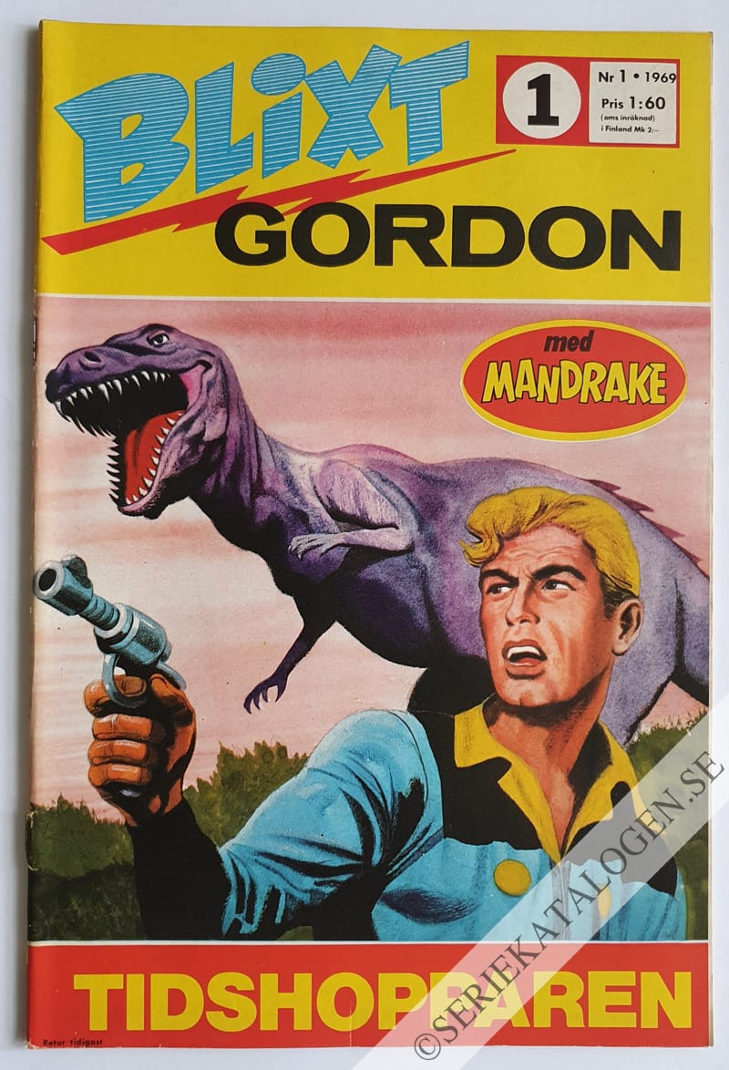 Framsida på Blixt Gordon #1 (1969)