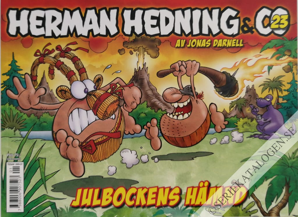 Framsida på Herman Hedning & co Julbockens hämnd (2014)