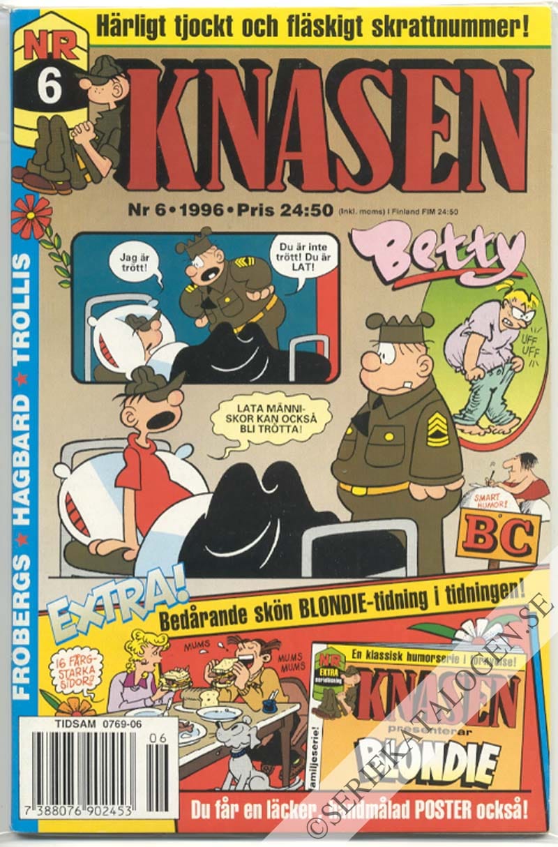 Framsida på Knasen #6 (1996)