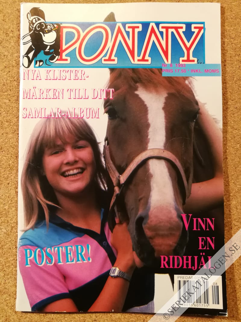 Framsida på Ponny-magasinet #8 (1993)