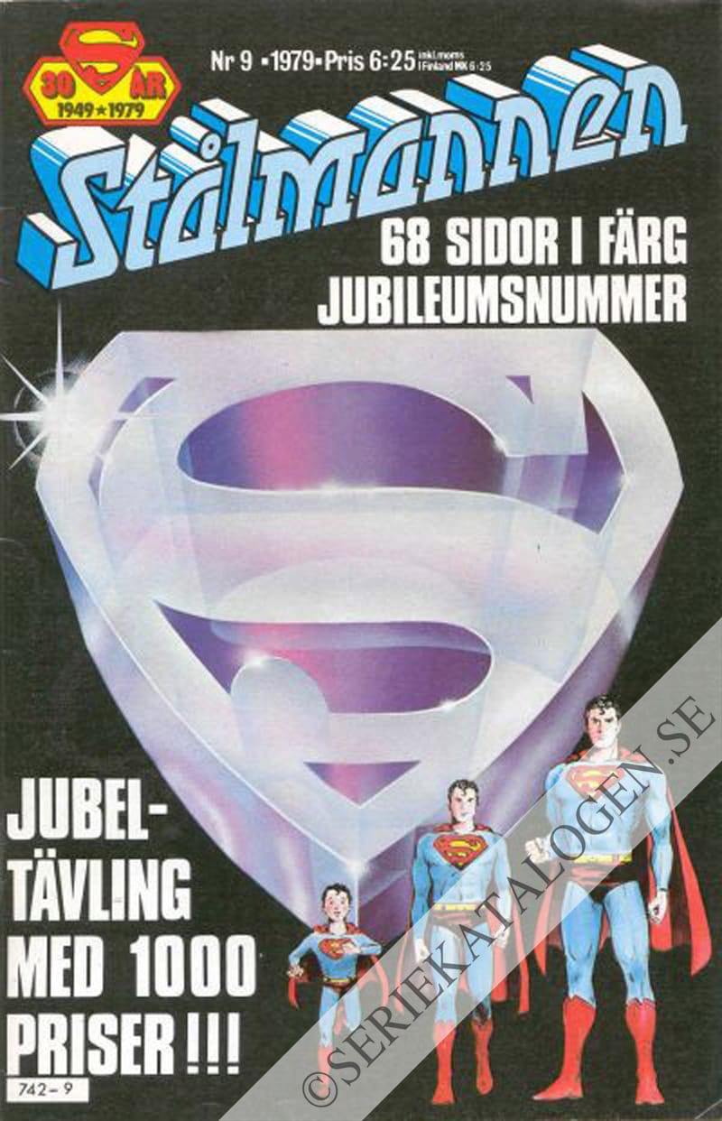 Framsida på Stålmannen #9 (1979)