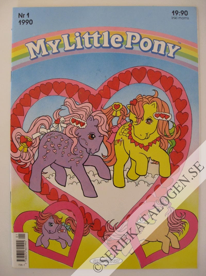 Framsida på My little pony #1 (1990)