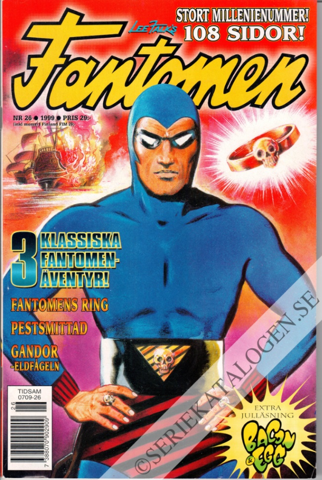 Framsida på Fantomen #26 (1999)