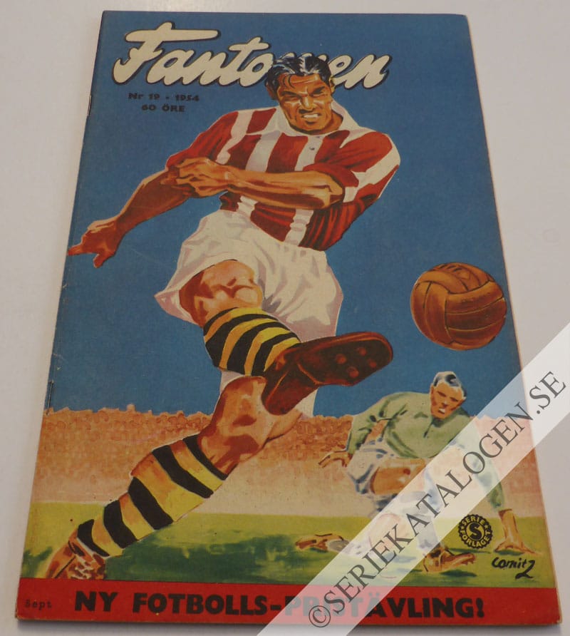 Framsida på Fantomen #19 (1954)