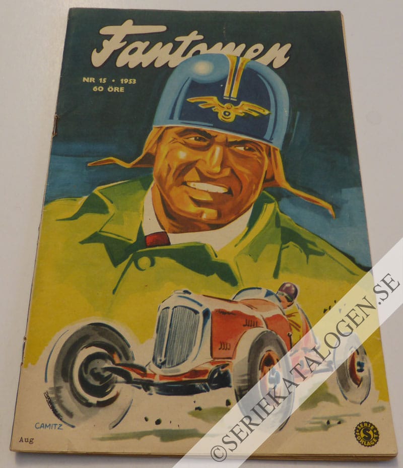 Framsida på Fantomen #15 (1953)