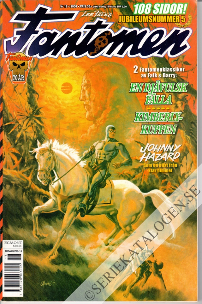 Framsida på Fantomen #18 (2006)