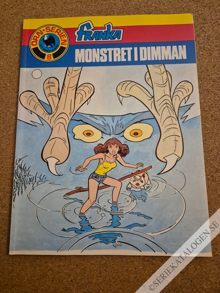 Framsida på Örnserien Franka - Monstret i dimman (1983)