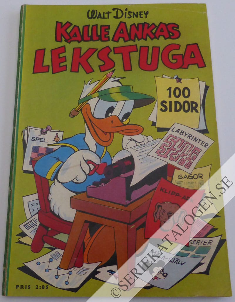 Framsida på Kalle Ankas sommarlov/julkul/jul-kul / Vinterkul med Kalle Anka Kalle Ankas lekstuga (1958)