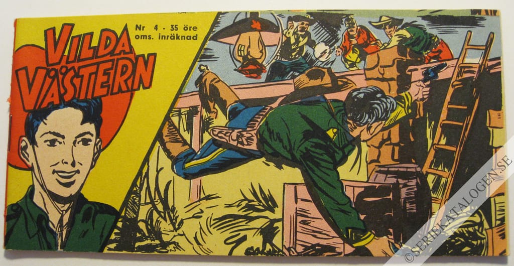 Framsida på Vilda Västern #4 (1962)