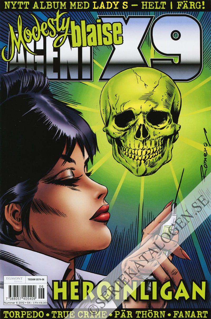 Framsida på Agent X9 #6 (2012)