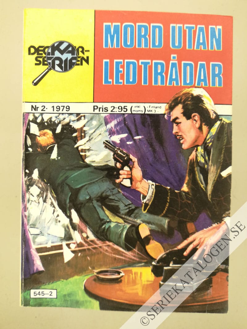 Framsida på Deckarserien Mord utan ledtrådar (1979)