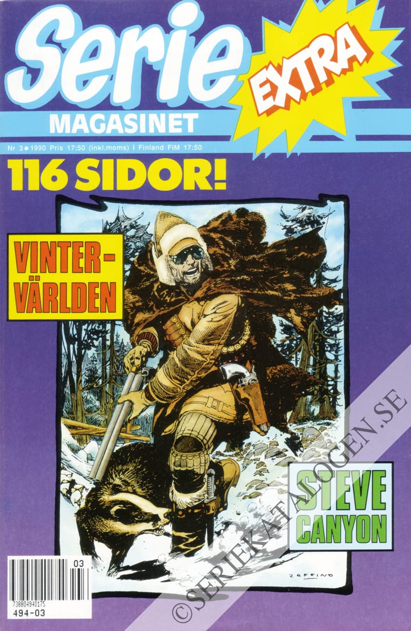 Framsida på Seriemagasinet extra #3 (1990)
