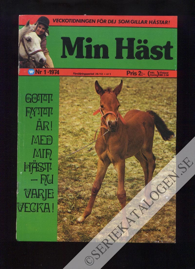 Framsida på Min häst #1 (1974)