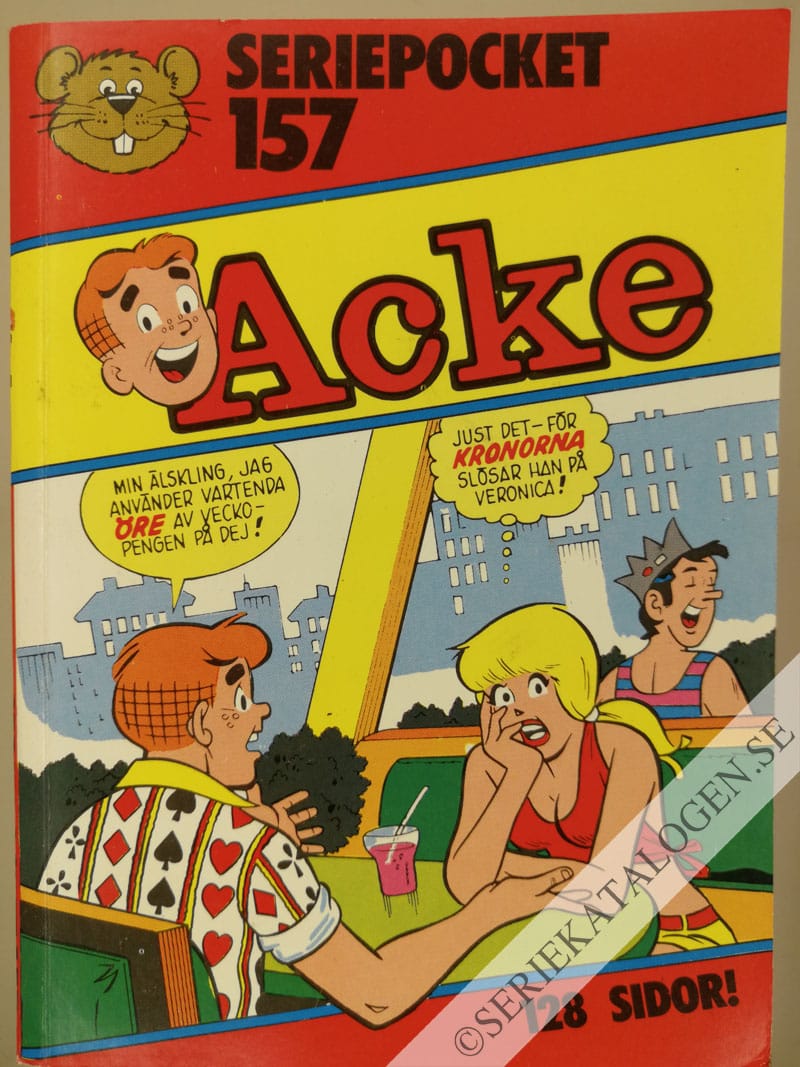 Framsida på Seriepocket #157 - Acke (1985)