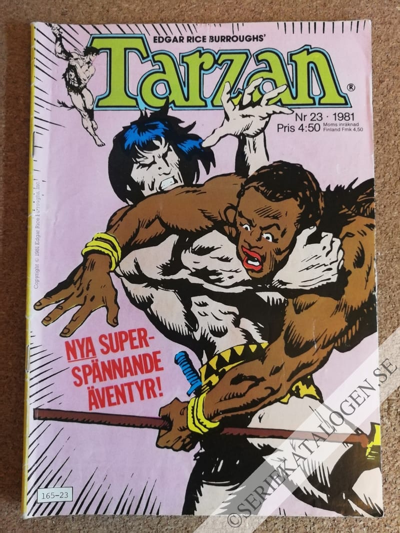 Framsida på Tarzan #23 (1981)