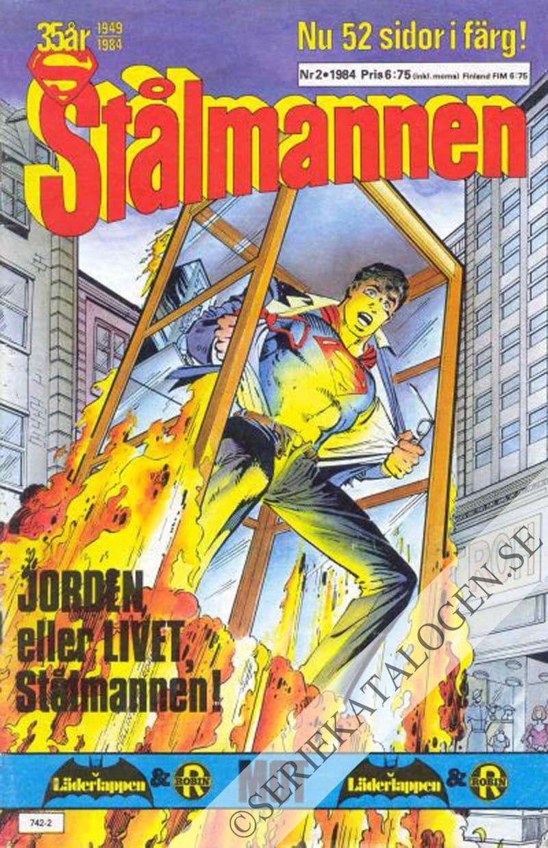 Framsida på Stålmannen #2 (1984)