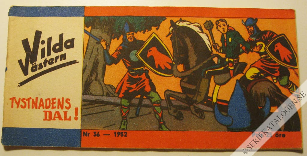 Framsida på Vilda Västern #36 (1952)