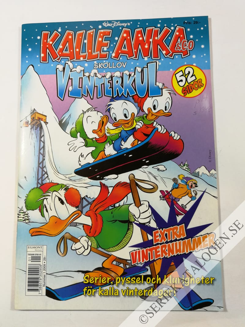 Framsida på Kalle Anka & C:o - Skollov Vinterkul (2009)