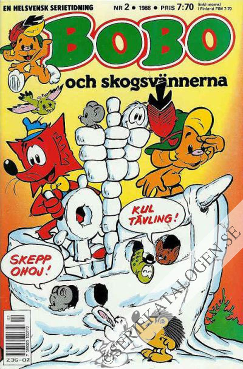Framsida på Bobo #2 (1988)