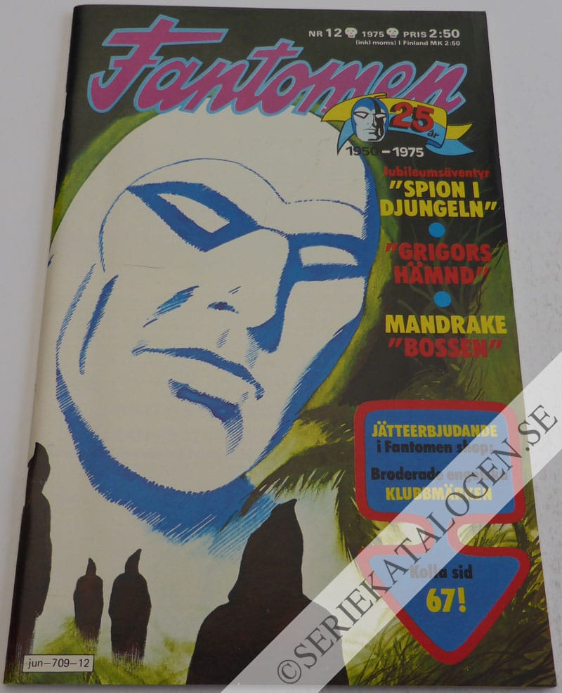 Framsida på Fantomen #12 (1975)