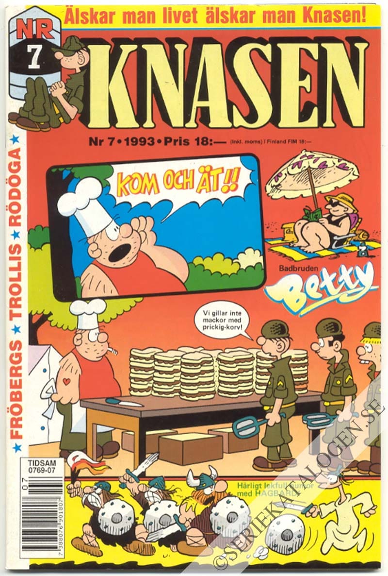 Framsida på Knasen #7 (1993)