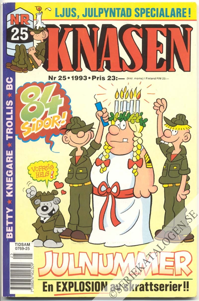 Framsida på Knasen #25 (1993)
