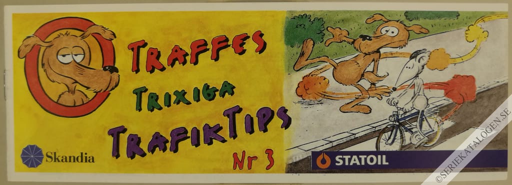 Framsida på Traffes trixiga trafiktips #3 (1992)