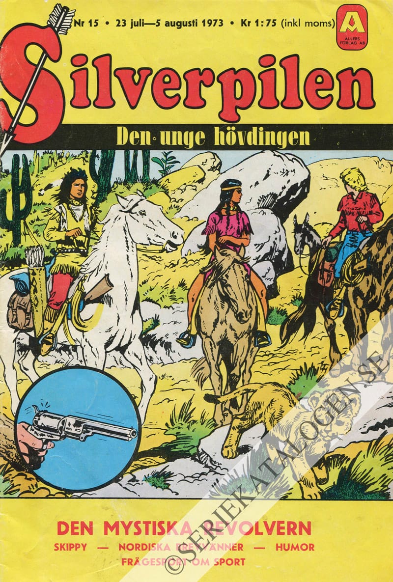 Framsida på Silverpilen #15 (1973)