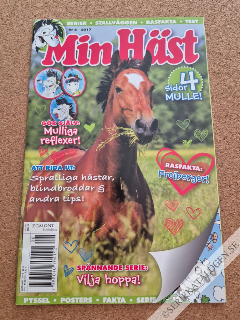 Framsida på Min häst #8 (2017)