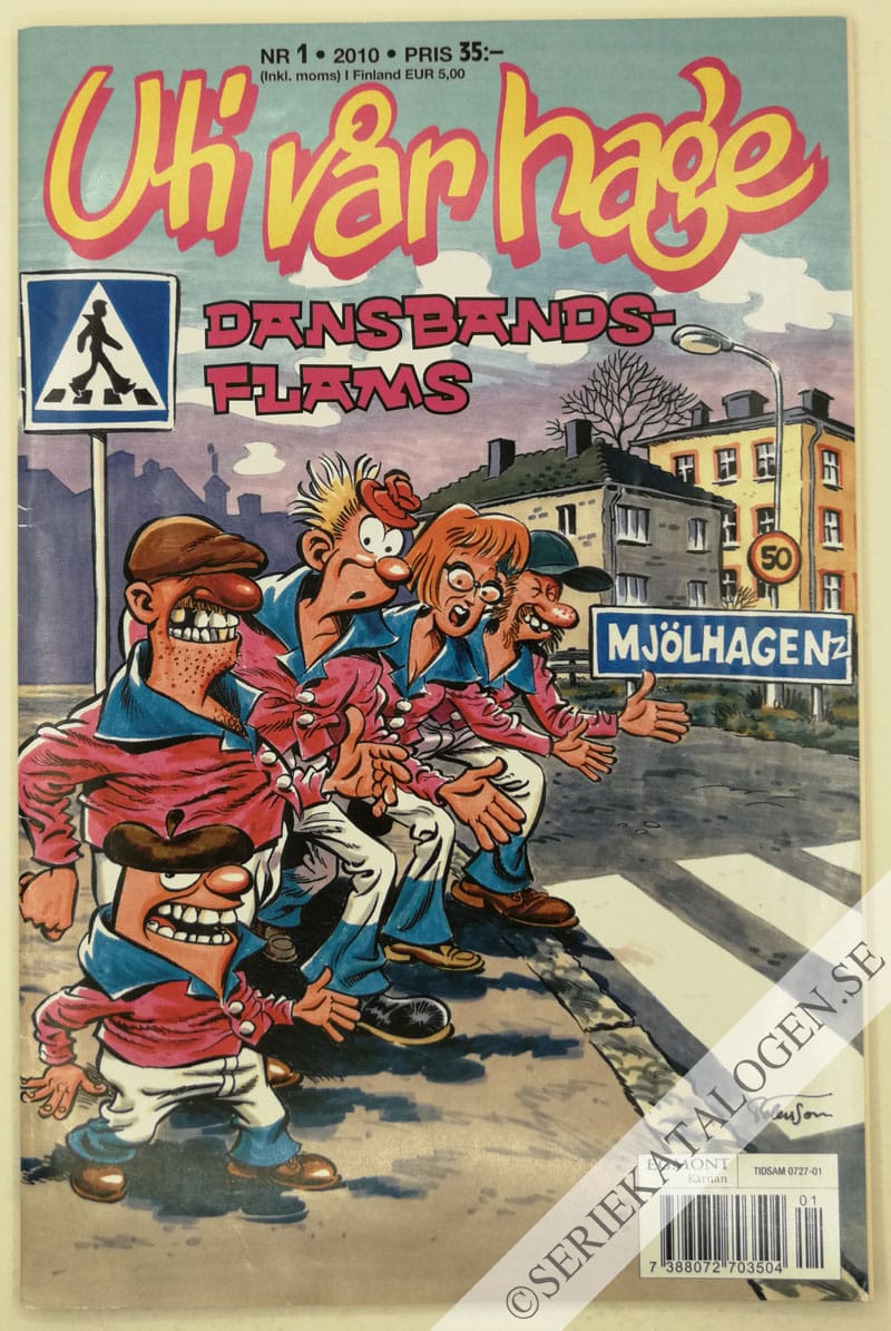 Framsida på Uti vår hage Dansbandsflams (2010)