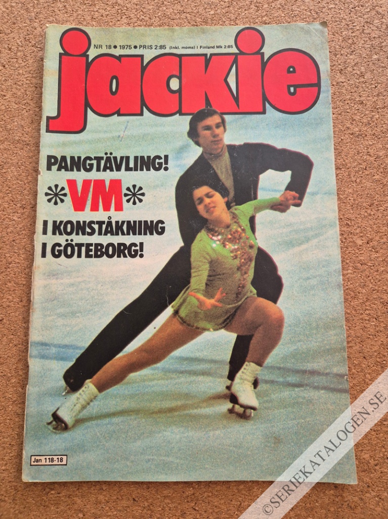 Framsida på Jackie #18 (1975)