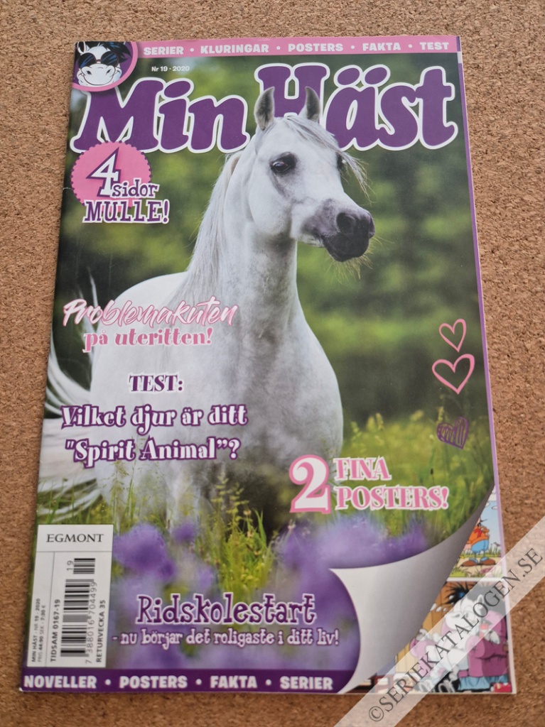 Framsida på Min häst #19 (2020)