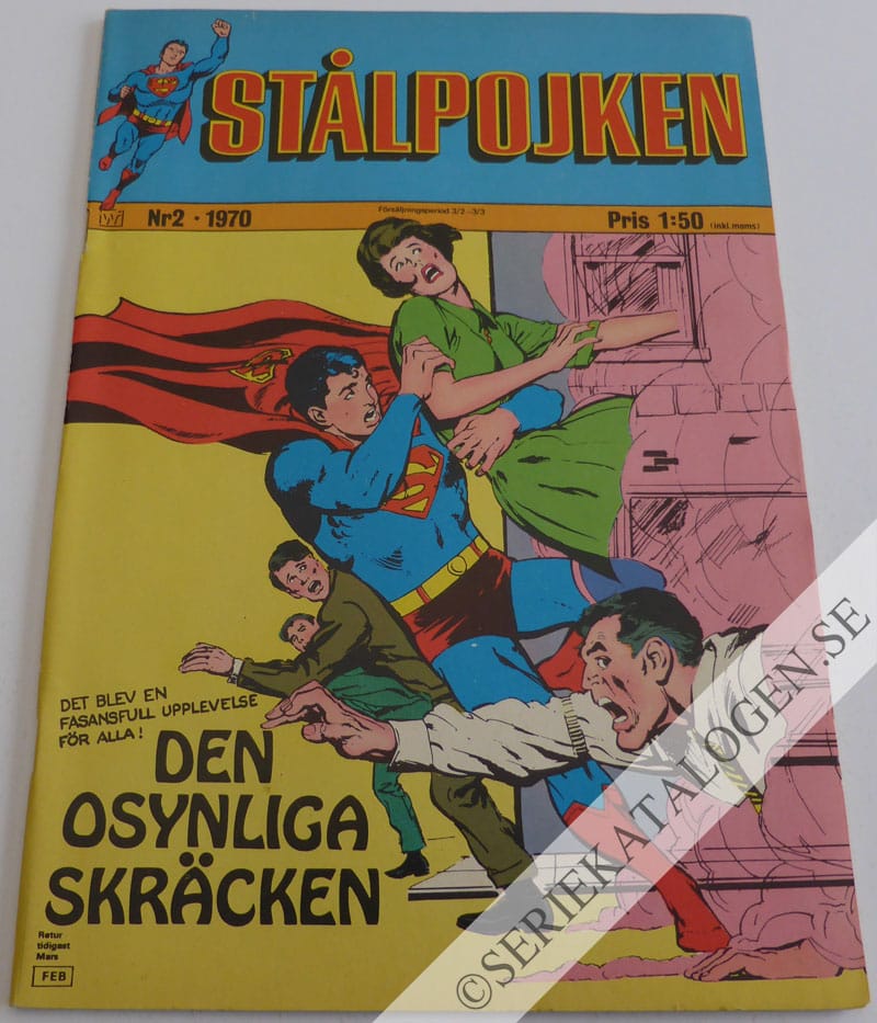 Framsida på Stålpojken #2 (1970)